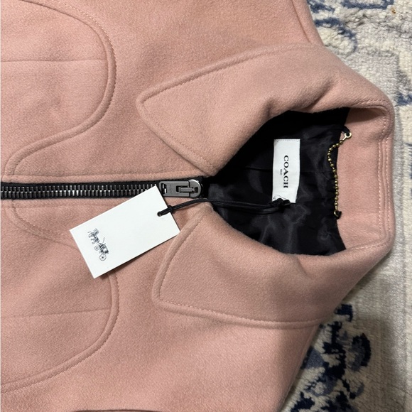 NWT COACH wool limited edition shearling coat - Picture 5 of 8